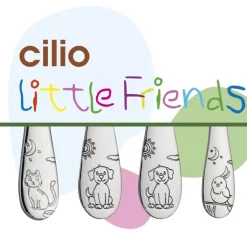 CILIO | Little Friends | sztućce dla dzieci, 4 el.