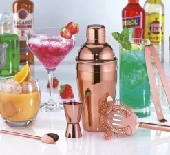 CILIO MANHATTAN Zestaw barowy do drinków i koktajli 5 el. / miedziany / FreeForm