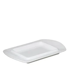 CILIO | maselniczka, porcelana, 19 x 13 x 5,5 cm, biała