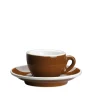 CILIO | Roma | filiżanka do espresso, ze spodkiem, 0,05 l, brąz