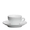 CILIO ROMA Filiżanka do espresso ze spodkiem 50 ml / biała / FreeForm