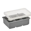 CILIO Silikonowa foremka na lód z pokrywką na 6 dużych kostek 17×12×5 cm / FreeForm