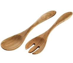 CILIO Sztućce do sałaty 30 cm / drewno oliwne / FreeForm