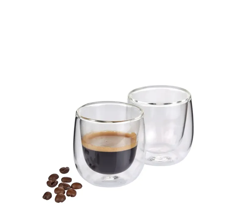 CILIO VERONA Szklanki do espresso 80 ml, 2 szt./ podwójne ścianki / FreeForm