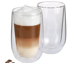 CILIO VERONA Szklanki do latte macchiato 350 ml, 2 szt./ podwójne ścianki / FreeForm