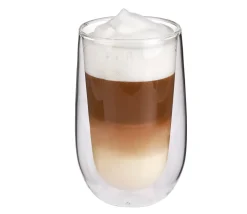 CILIO VERONA Szklanki do latte macchiato 350 ml, 2 szt./ podwójne ścianki / FreeForm
