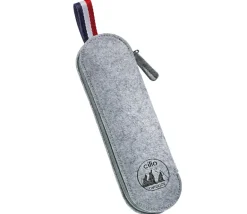 CILIO VIAGGIO Zestaw sztućców w etui / 3 elementy / szare