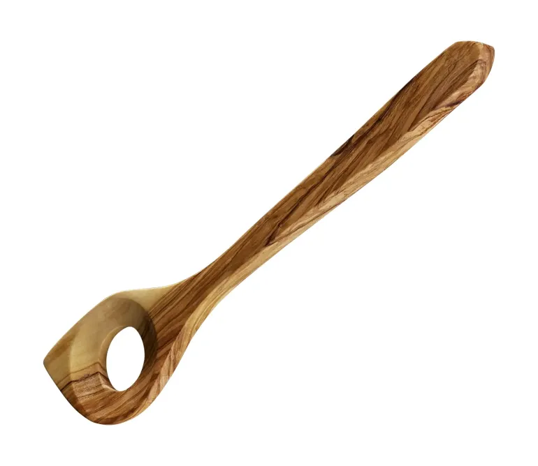 CILIO Łyżka kuchenna z otworem 30 cm / drewno oliwne / FreeForm