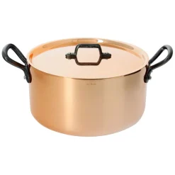 de Buyer INOCUIVRE TRADITION Garnek z pokrywką 3,3 l / miedziane