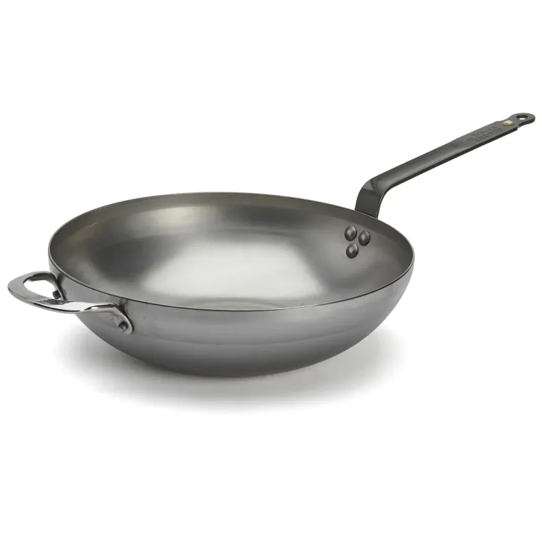 de Buyer Mineral B Wok 32 cm / stal węglowa
