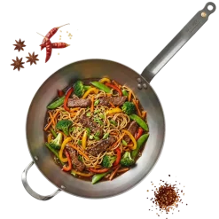 de Buyer Mineral B Wok 32 cm / stal węglowa