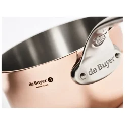 de Buyer PRIMA MATERA Rondelek niski 3 l / miedziane