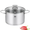 ELO GALANT Garnek z pokrywką 20 cm / 3,4 L / stal nierdzewna / indukcja