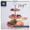 EXCELLENT HOUSEWARE Patera 3 poziomowa / drewno bambusowe
