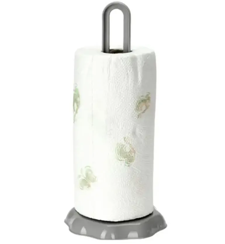 EXCELLENT HOUSEWARE Stojak na ręczniki papierowe / szary