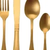 EXCELLENT HOUSEWARE Sztućce komplet 16 el dla 4 os / złote / matowione