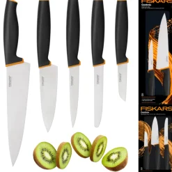 FISKARS CONTROL+ Zestaw 5 noży FAVOURITE + COOK'S SET w pudełku / japońska stal nierdzewna