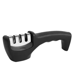 FISKARS CONTROL+ Zestaw 3 noży kuchennych COOK'S SET + Ostrzałka 3w1 uniwersalna / japońska stal nierdzewna