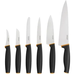 FISKARS CONTROL+ Zestaw 6 noży kuchennych FAVOURITE + COOK'S SET / japońska stal nierdzewna