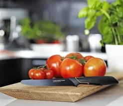 FISKARS EDGE Komplet 7 noży kuchennych + ostrzałka Essential / japońska stal nierdzewna