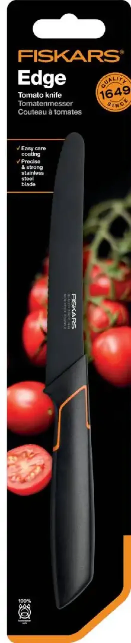 FISKARS EDGE 1003092 Nóż do pomidorów 13 cm / japońska stal nierdzewna