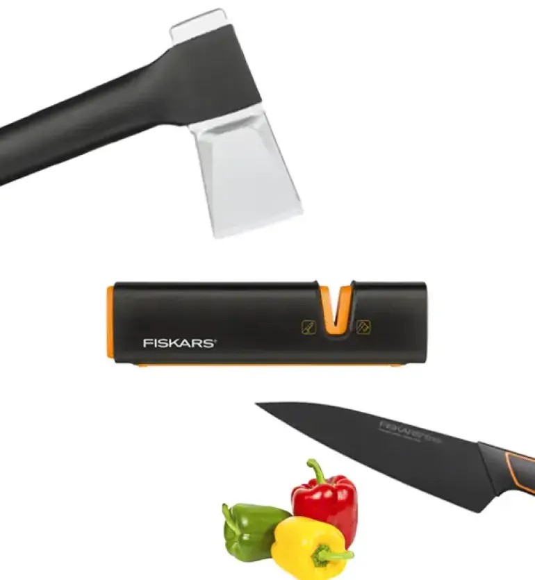 FISKARS EDGE 1000601 Ostrzałka do noży kuchennych i siekier / uniwersalna (1003098)