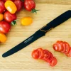 FISKARS EDGE 1003099+1003098 Zestaw 5 noży kuchennych w bloku czarnym / stal 420J2 / czarne ostrza + OSTRZAŁKA Edge
