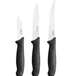 FISKARS ESSENTIAL Komplet 8 noży (kuchenne +Szefa +do warzyw) w pudełku / stal nierdzewna HRC 53 + Skrobaczka ESSENTIAL