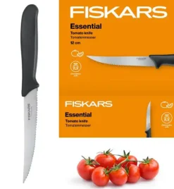 FISKARS ESSENTIAL 1023816 Nóż do pomidorów 11 cm / stal nierdzewna