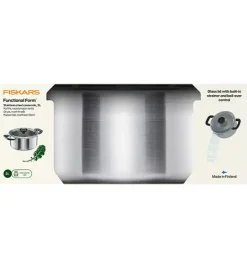 FISKARS FUNCTIONAL FORM 1072316 Garnek 3 l z pokrywką / stal nierdzewna