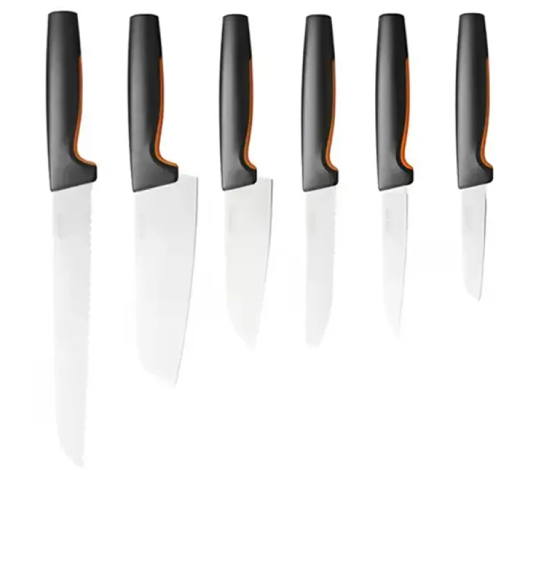 FISKARS FUNCTIONAL FORM Komplet 6 noży luzem / stal nierdzewna