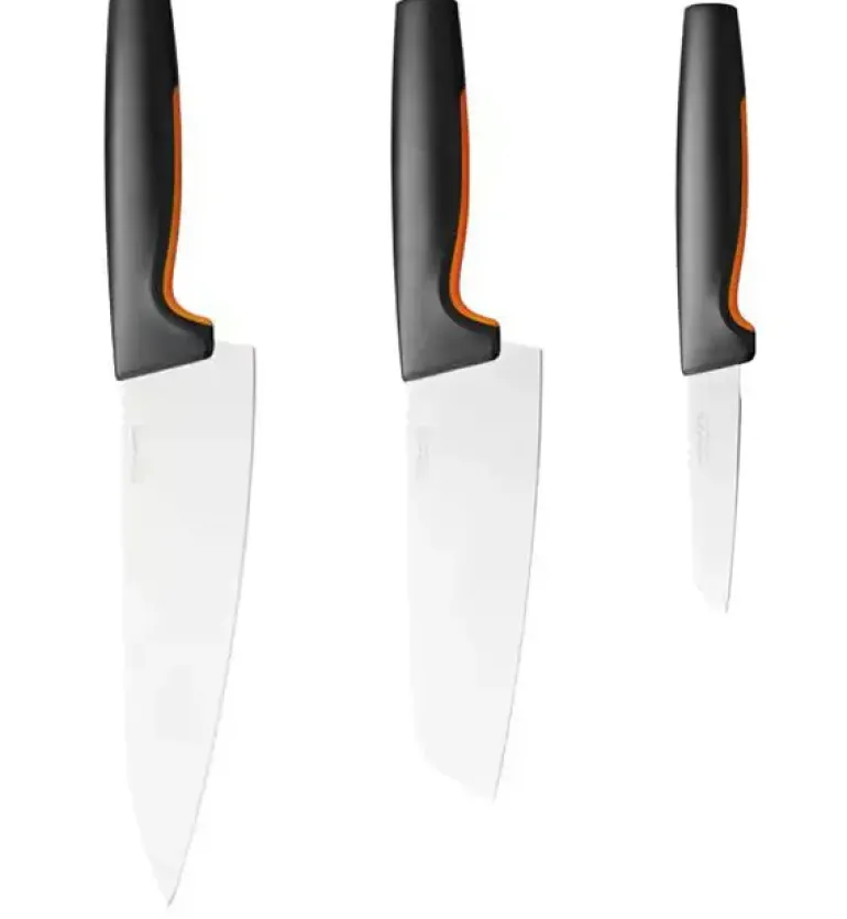 FISKARS FUNCTIONAL FORM 1057555 Komplet 3 noży w bloku czarnym