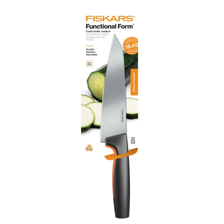 FISKARS FUNCTIONAL FORM Komplet 7 noży luzem / japońska stal nierdzewna