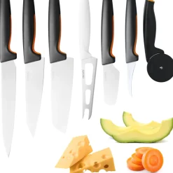 FISKARS FUNCTIONAL FORM Komplet 7 noży luzem / japońska stal nierdzewna