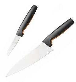 FISKARS FUNCTIONAL FORM 1057556+1057557+1057564 Komplet 8 noży kuchennych (3+2+3) FAVOURITE SET w pudełku / stal nierdzewna