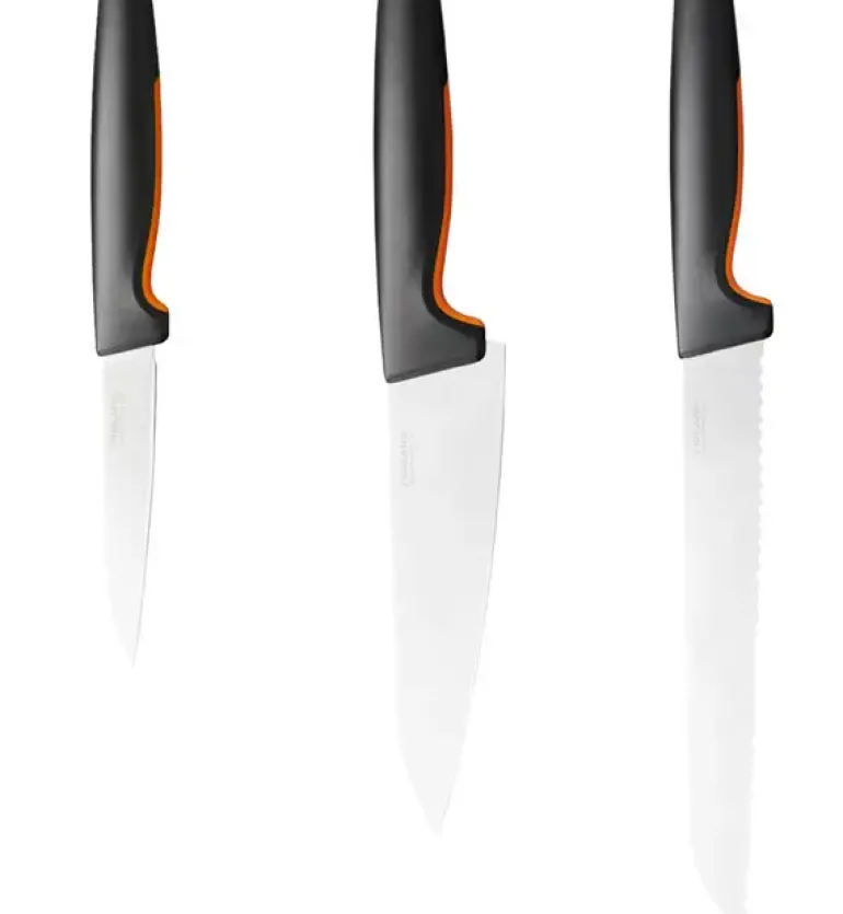 FISKARS FUNCTIONAL FORM 1057559+1057564 Komplet 6 noży kuchennych (3+3) w pudełkach / stal nierdzewna