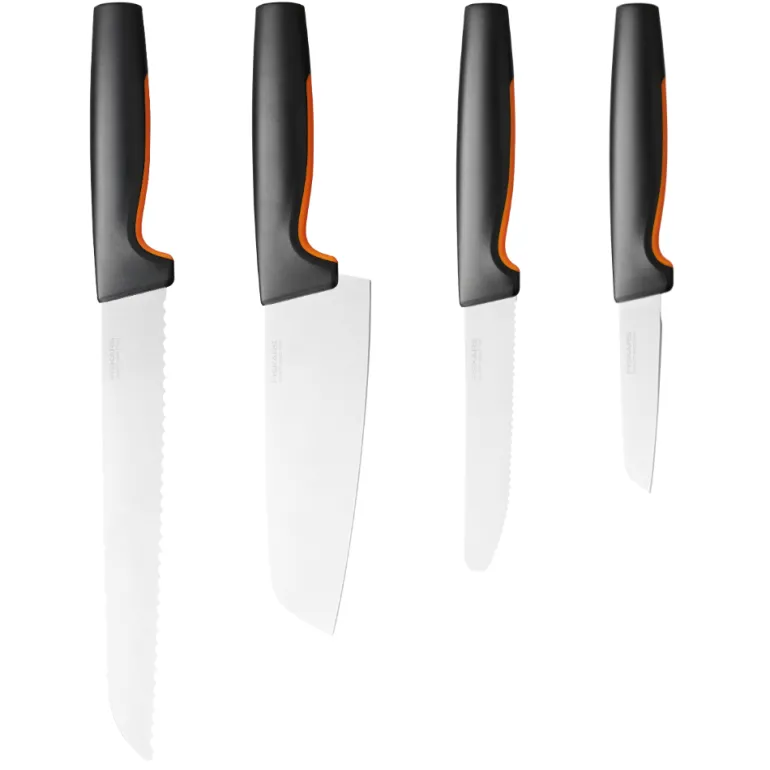 FISKARS FUNCTIONAL FORM Komplet 4 noży luzem / stal nierdzewna