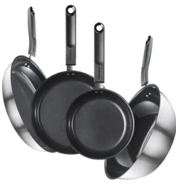 FISKARS FUNCTIONAL FORM Komplet patelni 20, 24, 28 cm + Wok / powłoka Ceratec™