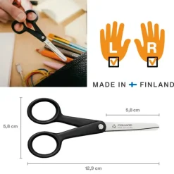 FISKARS FUNCTIONAL FORM Nożyczki dla hobbystów 13 cm / szkolne / biurowe / uniwersalne