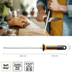 FISKARS FUNCTIONAL FORM 1057549 Ostrzałka stalowa 20 cm / stal nierdzewna