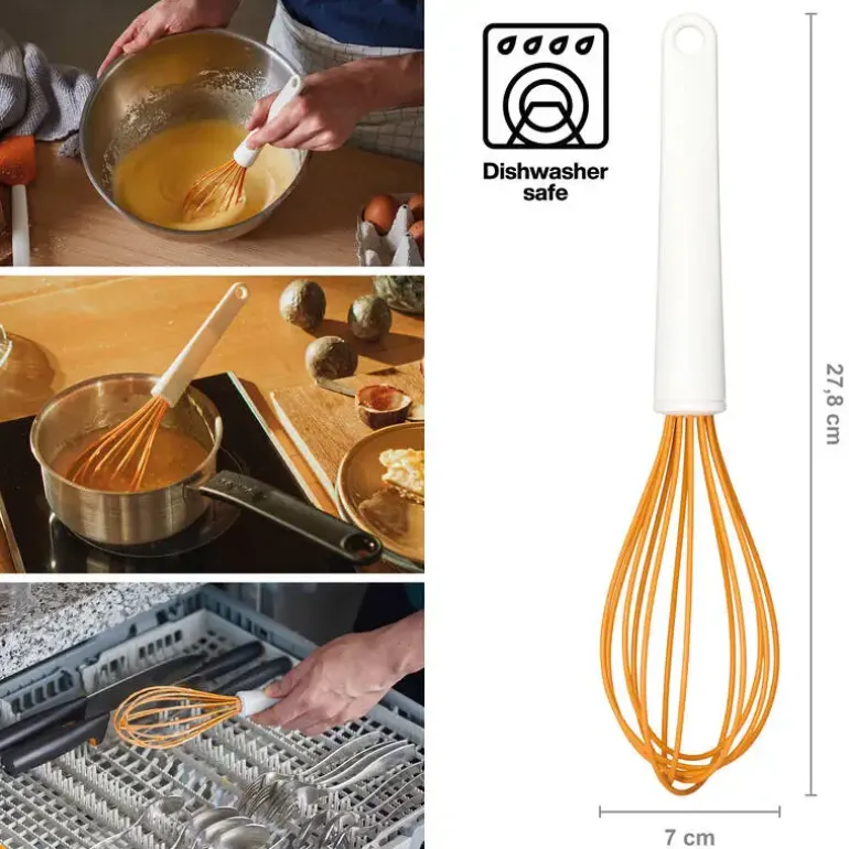 FISKARS FUNCTIONAL FORM 1023613 Trzepaczka z silikonowymi końcami / tworzywo sztuczne