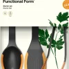 FISKARS FUNCTIONAL FORM 1027306 Zestaw kuchenny (łyżka + szpatułka + szczypce)