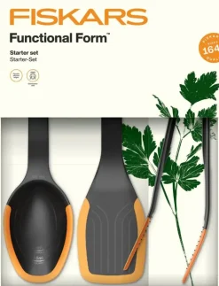 FISKARS FUNCTIONAL FORM 1027306 Zestaw kuchenny (łyżka + szpatułka + szczypce)