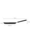 FISKARS HARD FACE Komplet garnki z pokrywkami 8 el + Patelnie 20, 24, 28 cm + pokrywki silikonoweTADAR + naleśnikowa / powłoka Ceratec™ Superior