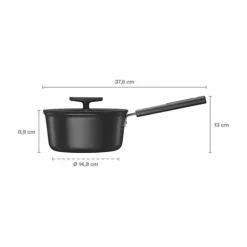 FISKARS HARD FACE Komplet garnki z pokrywkami 8 el + Patelnie 20, 24, 28 cm + pokrywki silikonoweTADAR + naleśnikowa / powłoka Ceratec™ Superior
