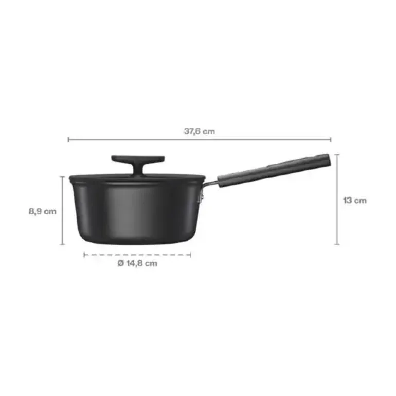 FISKARS HARD FACE Komplet garnki z pokrywkami 8 el + Patelnie 20, 24, 28 cm + pokrywki silikonoweTADAR + naleśnikowa / powłoka Ceratec™ Superior