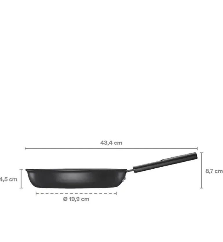 FISKARS HARD FACE Komplet garnki z pokrywkami 8 el + Patelnie 20, 24, 28 cm + pokrywki silikonoweTADAR + naleśnikowa / powłoka Ceratec™ Superior