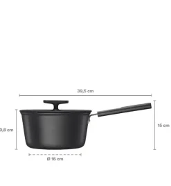FISKARS HARD FACE Komplet garnki z pokrywkami 8 el + Patelnie 20, 24, 28 cm + pokrywki TADAR + naleśnikowa / powłoka Ceratec™ Superior