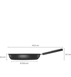 FISKARS HARD FACE 1075458 Patelnia 24 cm / powłoka Ceratec™ Superior