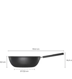 FISKARS HARD FACE 1075523 Wok 28 cm / powłoka Ceratec™ Superior